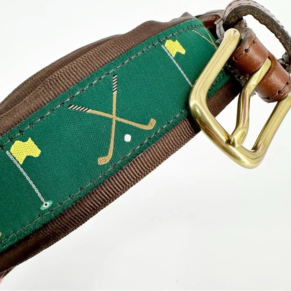 Knot Clothing Company Golf Clubs and Flag Golf Belt 42